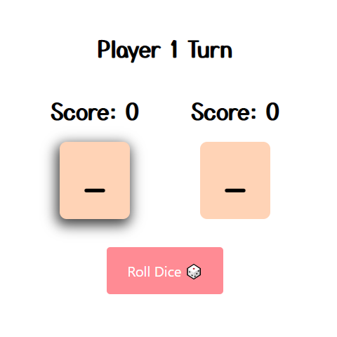 2v2 Dice game web App